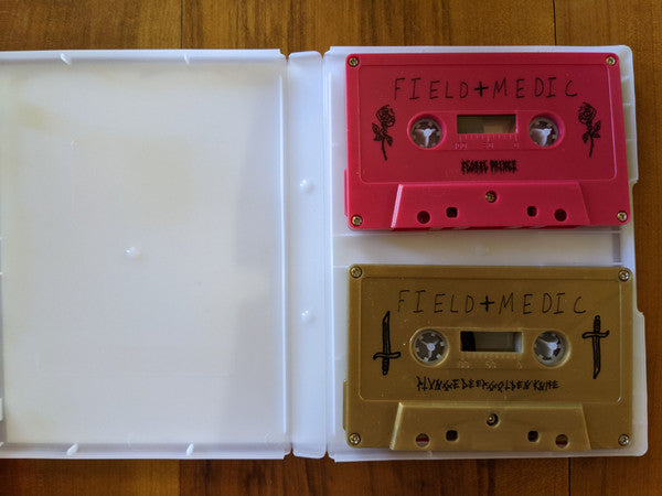 Field Medic - Floral Prince - VG+ 2x Cassette 2020 Run For Cover USA Red & Gold Tape - Lo-Fi Rock / Emo / Folk - Shuga Records