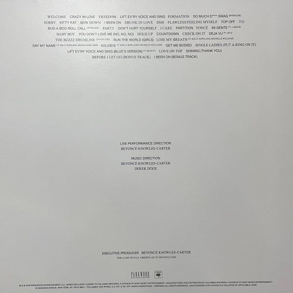Beyoncé - Homecoming: The Live Album - Mint- 4 LP Record Box Set 2020 Columbia Vinyl & Book - Soul / R&B / Pop Rap - Shuga Records