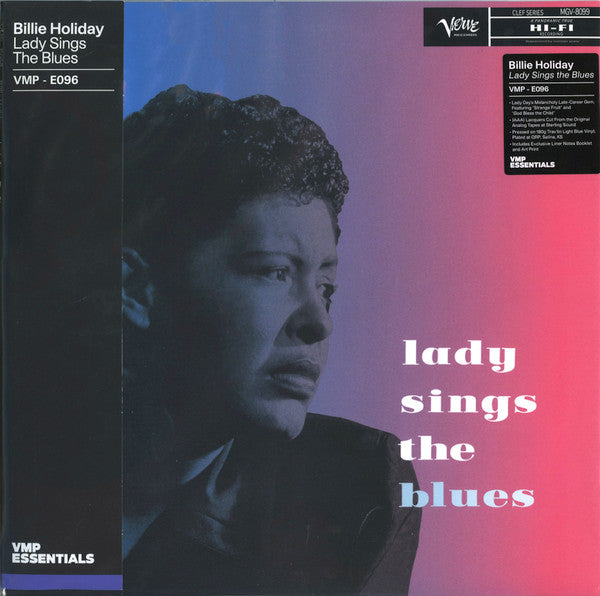 Billie Holiday – Lady Sings The Blues (1956)  - New LP Record 2020 Verve Vinyl Me, Please Club Edition Blue 180 gram Vinyl - Jazz / Blues / Swing