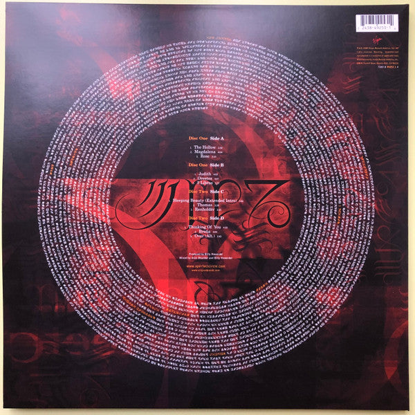 A Perfect Circle - Mer De Noms (2000) - New 2 LP Record 2008 Virgin The Capitol Vaults USA 180 gram Vinyl - Alternative Rock / Prog Rock - Shuga Records