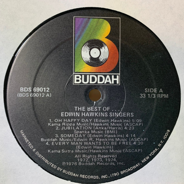 Edwin Hawkins Singers - The Best Of The Edwin Hawkins Singers (1977) - Mint- LP Record 1984 Buddah USA Vinyl - Soul / Gospel / Rhythm & Blues - Shuga Records