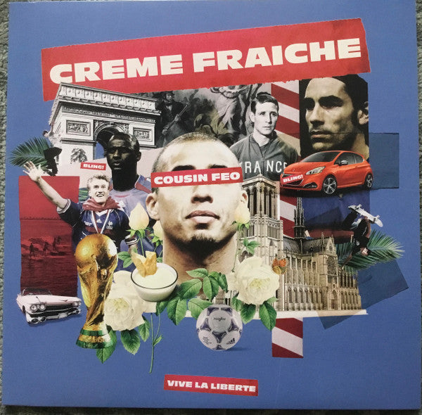 Cousin Feo x Keor Meteor - Creme Fraiche - New LP Record 2020 Frank's Italy Red Vinyl - Hip Hop - Shuga Records