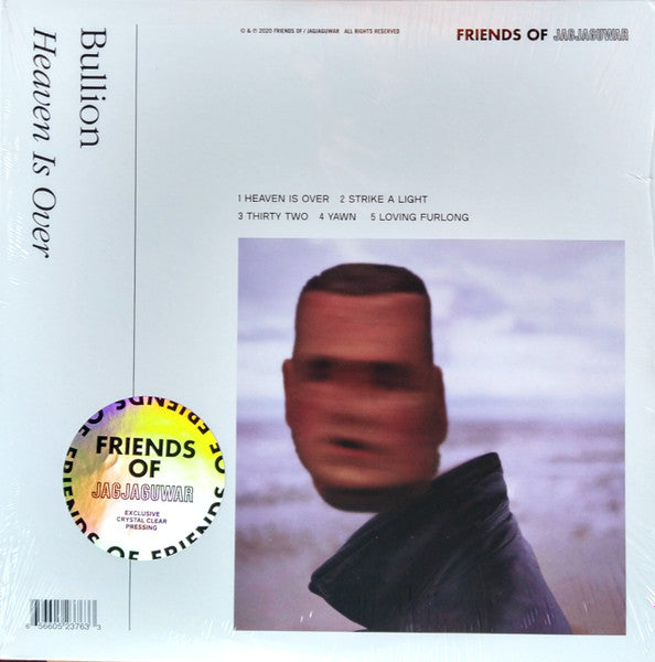 (Damaged Cover) - Bullion ‎– Heaven Is Over - New EP Record 2020 Jagjaguwar Crystal Clear Vinyl - Electronic / Dance-Pop - Shuga Records