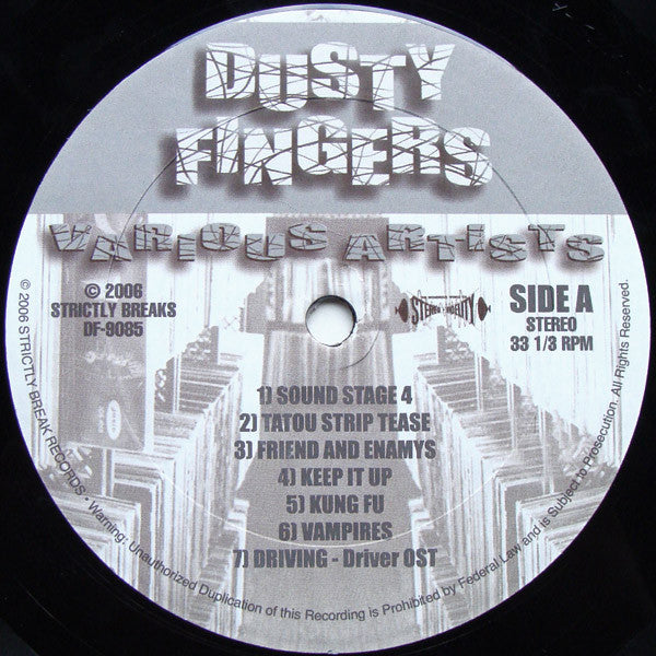 Various - Dusty Fingers Volume Fifteen - Mint- LP Record 2006 Strictly Breaks USA RARE Vinyl - Funk / Breaks / Psychedelic / Abstract