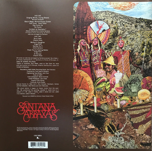 Santana - Abraxas (1970) - New LP Record 2020 Columbia USA 180 gram Vinyl & Huge Poster - Classic Rock / Latin / Fusion - Shuga Records