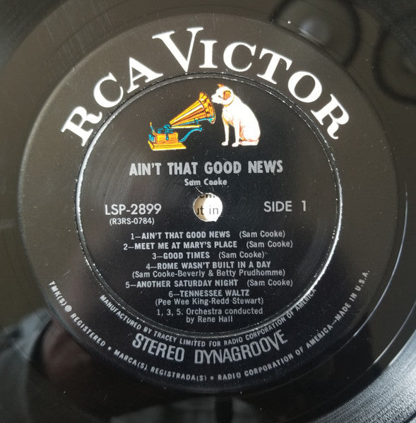 Sam Cooke – Ain't That Good News - VG LP Record 1964 RCA Victor Stereo USA Original Vinyl - Soul / Gospel - Shuga Records