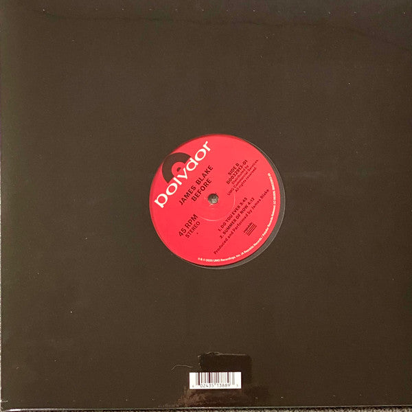 James Blake - Before - New EP Record 2020 Polydor UMG Vinyl - Electronic / Downtempo - Shuga Records
