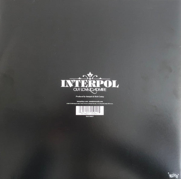 Interpol - Our Love To Admire (2007) - New 2 LP Record 2020 Matador Vinyl - Alternative Rock