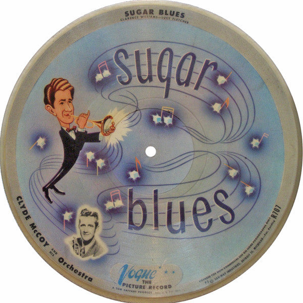 Clyde McCoy And His Orchestra - Sugar Blues / Basin Street Blues - VG+ 10" EP Record 1946 Vogue USA 78 Rpm Picture Disc Vinyl - Jazz / Big Band / Dixieland - Shuga Records
