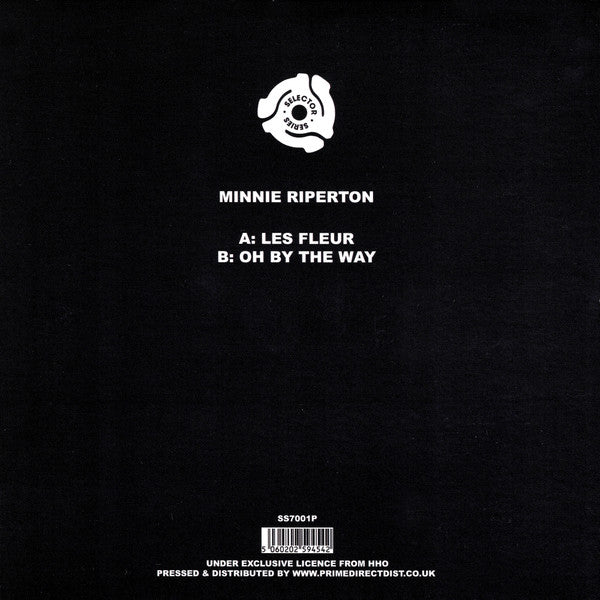 Minnie Riperton ‎– Les Fleur / Oh! By The Way (1971) - New 7" Single Record Store Day 2020 Selector Series UK Red Vinyl - Soul