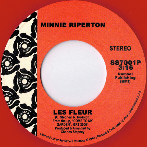 Minnie Riperton ‎– Les Fleur / Oh! By The Way (1971) - New 7" Single Record Store Day 2020 Selector Series UK Red Vinyl - Soul