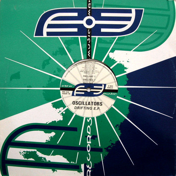 Oscillators - Drifting E.P. - VG+ 12" Single Record 1992 Music Man Belgium Vinyl - Hard Trance - Shuga Records