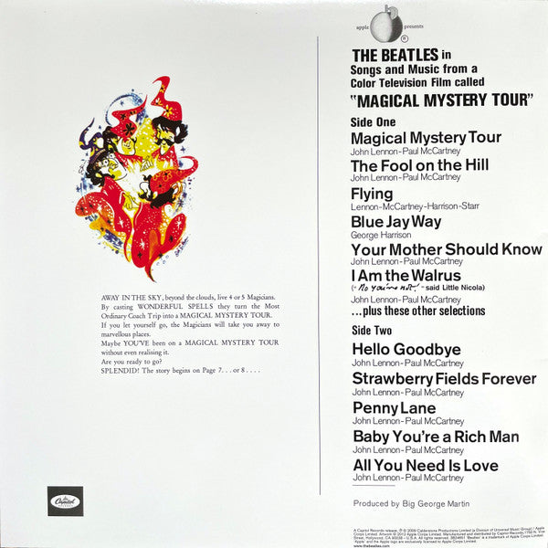 The Beatles ‎– Magical Mystery Tour (1967) - New LP Record 2018 Capitol Apple 180 gram Vinyl & Booklet - Pop Rock / Psychedelic - Shuga Records