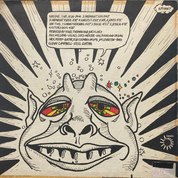 Juicy Lucy - Get A Whiff A This - VG+ LP Record 1971 Bronze UK Original Vinyl - Classic Rock / Blues Rock / Hard Rock - Shuga Records