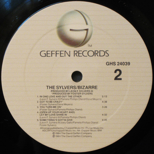The Sylvers - Bizarre - Mint- LP Record 1984 Geffen Vinyl - Funk / Soul