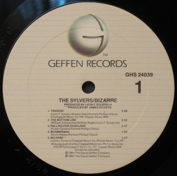 The Sylvers - Bizarre - Mint- LP Record 1984 Geffen Vinyl - Funk / Soul