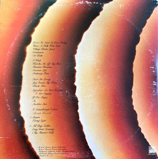 Stevie Wonder - Songs In The Key Of Life - VG+ 2 LP Record 1976 Tamla USA Vinyl & Book- Soul / Funk - Shuga Records