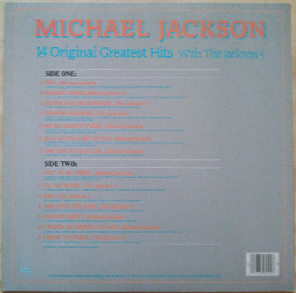 Michael Jackson With The Jackson 5 - 14 Greatest Hits With The Jackson 5 - VG+ LP Record 1984 K-Tel USA Vinyl - Pop / Soul / Funk - Shuga Records