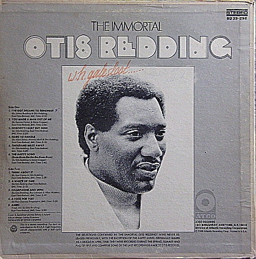 Otis Redding - The Immortal Otis Redding - VG+ (VG Cover) LP Record 1968 ATCO USA Original Vinyl - Soul / Funk - Shuga Records