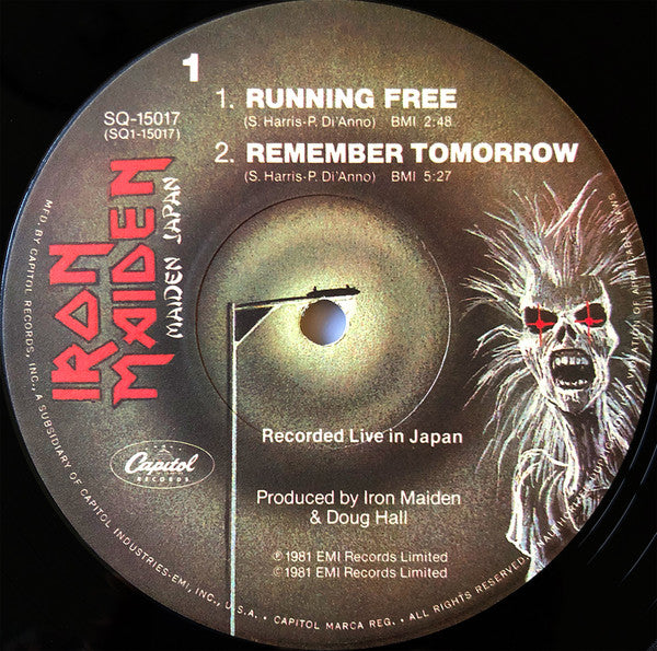 Iron Maiden - Maiden Japan (1981) - VG+ LP Record 1984 Capitol USA Vinyl - Rock / Heavy Metal - Shuga Records