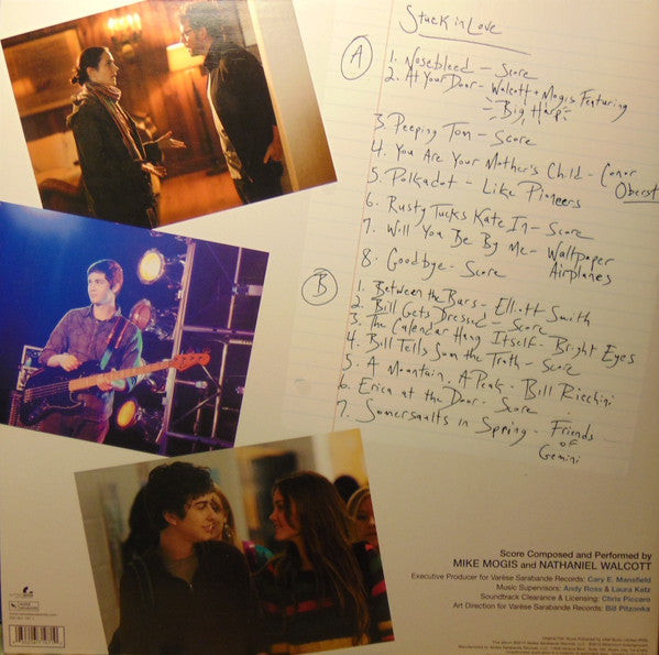 Various - Stuck In Love (Original Motion Picture) - New LP Record 2013 Varèse Sarabande Vinyl RARE - Soundtrack - Shuga Records