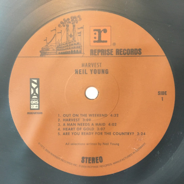 Neil Young - Harvest (1972) - Mint- LP Record 2009 Reprise Germany 180 gram Vinyl & Insert - Classic Rock / Folk Rock - Shuga Records
