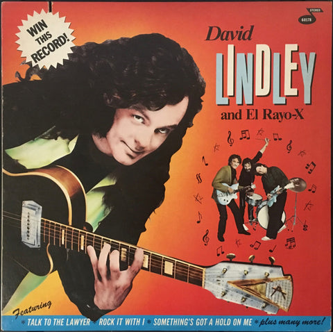 David Lindley And El Rayo-X – Win This Record! - Mint- LP Record 1982 Asylum USA Vinyl - Rock & Roll / Pop Rock