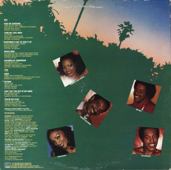 The 5th Dimension - High On Sunshine - New LP Record Motown USA Original Vinyl - Soul / Disco - Shuga Records