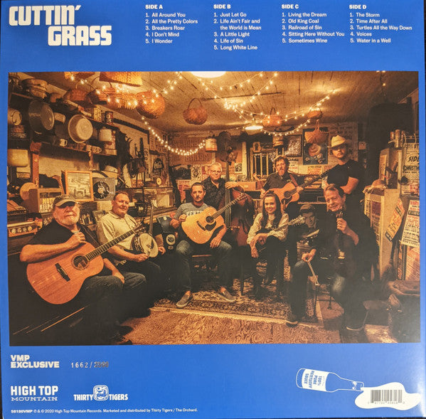 Sturgill Simpson - Cuttin' Grass Vol. 1 (The Butcher Shoppe Sessions) - New 2 LP Record 2020 Vinyl Me Please High Top Mountain Blue Vinyl & Numbered - Folk / Bluegrass / Country Rock - Shuga Records