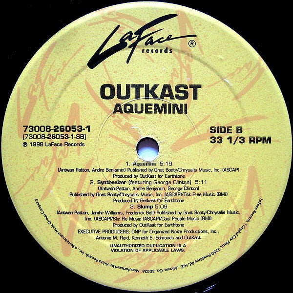 OutKast - Aquemini - VG+ 3 LP Record 1998 LaFace USA Original Vinyl & Hype Sticker - Hip Hop - Shuga Records