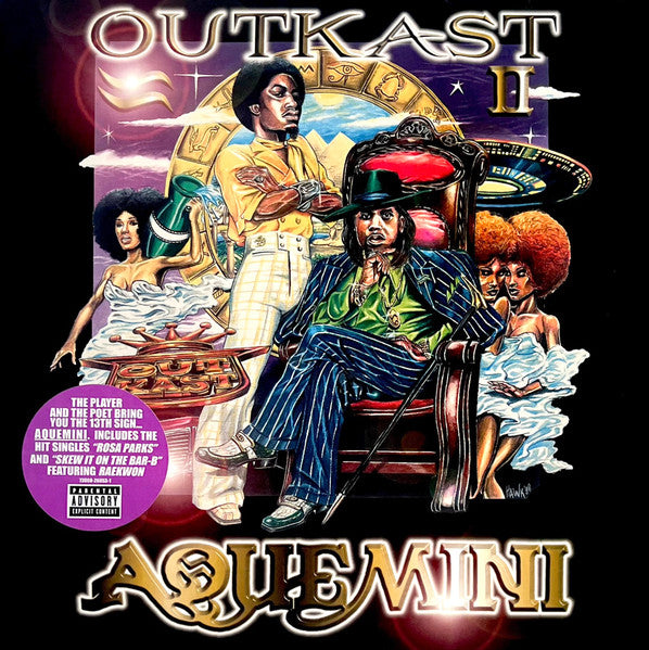 OutKast - Aquemini - VG+ 3 LP Record 1998 LaFace USA Original Vinyl & Hype Sticker - Hip Hop - Shuga Records