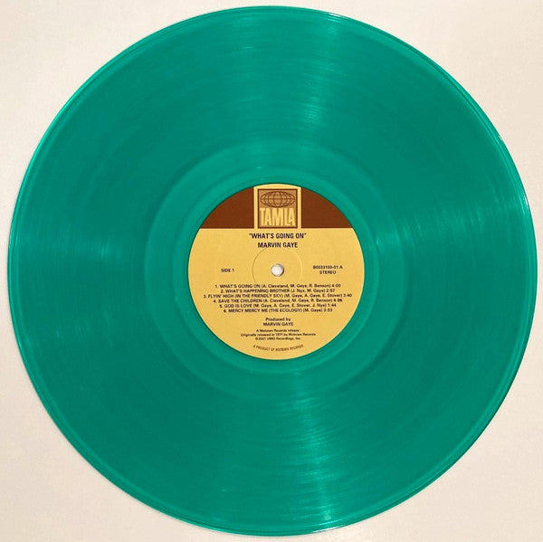 Marvin Gaye - What's Going On (1971) - New LP Record 2021 Tamla Target Exclusive Translucent Green Vinyl & Poster - Soul / Funk - Shuga Records