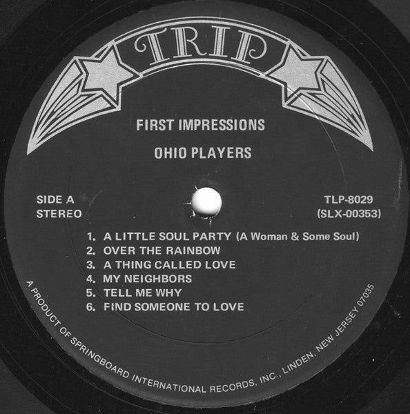Ohio Players - First Impressions - VG+ LP Record 1972 Trip USA Vinyl - Funk / Soul - Shuga Records