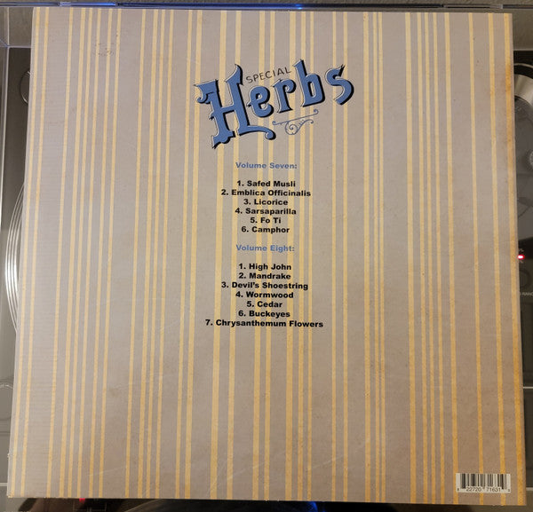 Metal Fingers (MF DOOM) - Special Herbs Volume 7 & 8 (2004) - VG+ 2 LP Record 2021 Nature Sounds USA Vinyl - Hip Hop / Instrumental - Shuga Records