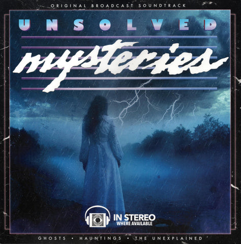 Gary Malkin With Dan Alvarez, Jeff Beal, Michael Boyd And Pete Scaturro – Unsolved Mysteries: Ghosts / Hauntings / The Unexplained - New 3 LP Record 2018 Terror Vision Tri-Split Colored with Splatter Vinyl - Score / Soundtrack