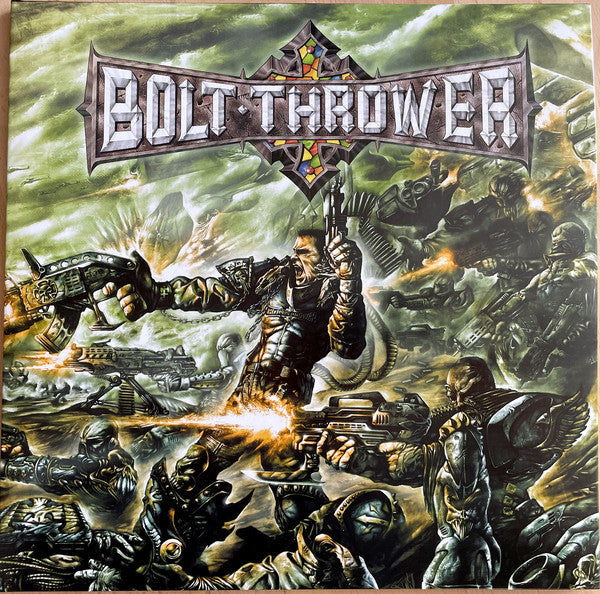 Bolt Thrower - Honour - Valour - Pride (2001) - New 2 LP Record 2021 Metal Blade Olive Khaki Marbled Vinyl & Poster - Death Metal - Shuga Records