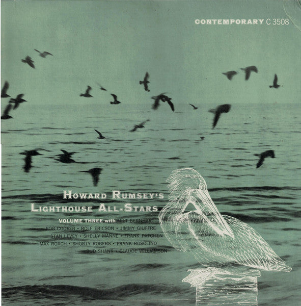 Howard Rumsey's Lighthouse All-Stars - Volume Three - VG LP Record 1956 Contemporary USA Mono Vinyl - Jazz / Cool Jazz - Shuga Records