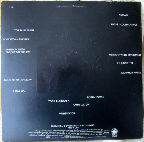 Utopia – Oblivion - New LP Record 1983 Passport Utopia USA Original Vinyl - Prog Rock / Art Rock - Shuga Records