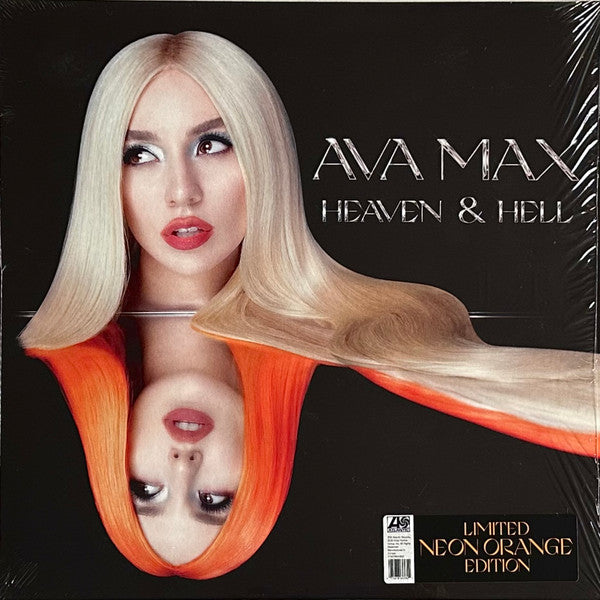Ava Max - Heaven & Hell - Mint- LP Record 2021 Atlantic Urban Outfitters Exclusive Neon Orange Vinyl - Dance-pop - Shuga Records
