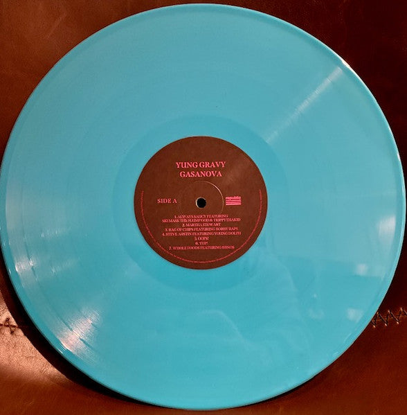 Signed Autographed Event - Yung Gravy ‎– Gasanova - New LP Record 2021 Republic Aqua Blue Vinyl - Hip Hop / Pop Rap