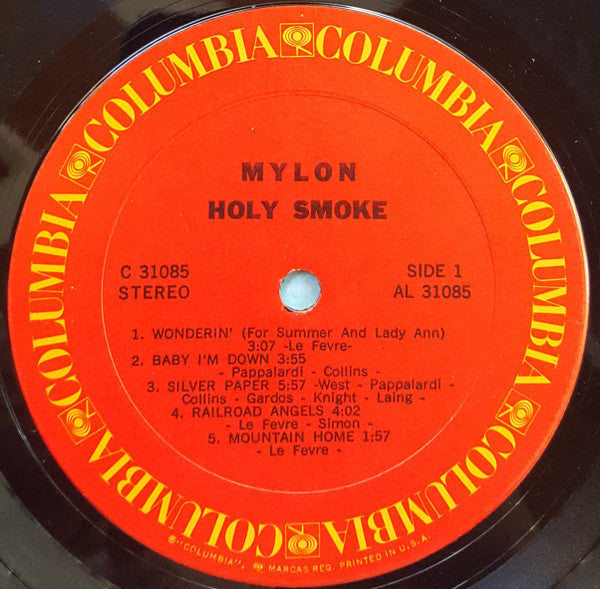 Mylon LeFevre - Holy Smoke - VG+ LP Record 1971 Columbia USA Vinyl - Psychedelic Rock / Folk Rock / Xian - Shuga Records