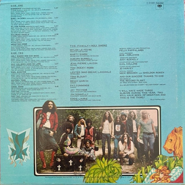 Mylon LeFevre - Holy Smoke - VG+ LP Record 1971 Columbia USA Vinyl - Psychedelic Rock / Folk Rock / Xian - Shuga Records