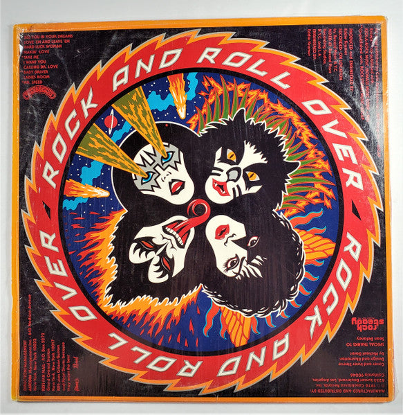 Kiss - Rock And Roll Over - VG+ LP Record 1976 Casablanca USA Vinyl - Hard Rock / Glam Rock - Shuga Records