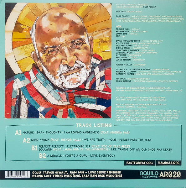 East Forest / Ram Dass - Ram Dass (2019) - Mint- 2 LP Record 2021 Aquilo Canada Vinyl - New Age / Spoken Word / Neo Trance / Psy-Trance