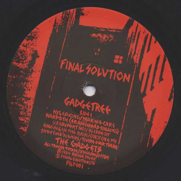 The Gadgets - Gadgetree - Mint- LP Record 1980 Final Solution UK Vinyl - Synth-pop / Experimental - Shuga Records