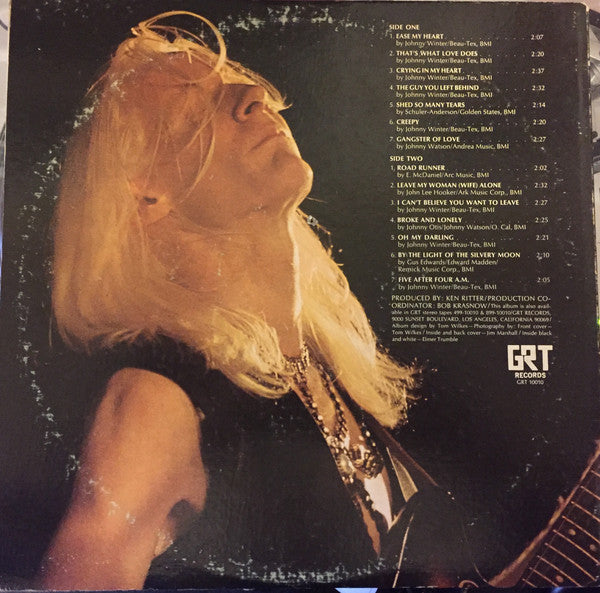 Johnny Winter - The Johnny Winter Story - VG+ LP Record 1969 GRT USA Vinyl - Rock & Roll / Blues Rock