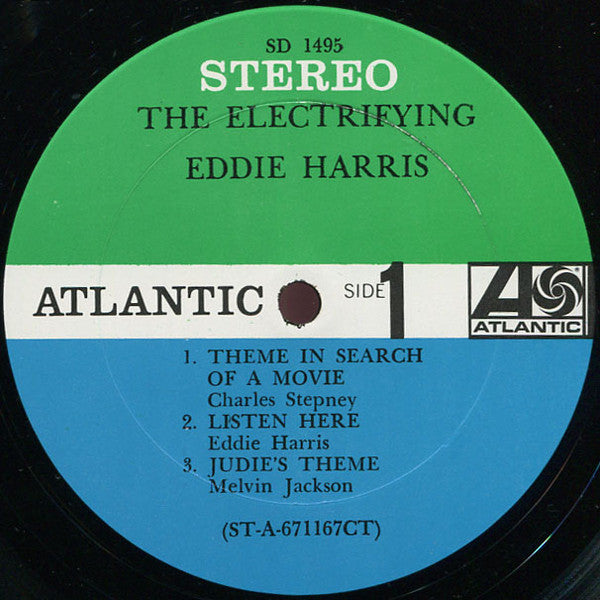 Eddie Harris - The Electrifying Eddie Harris - VG+ LP Record 1968 Atlantic USA Original Vinyl - Jazz / Jazz-Funk - Shuga Records