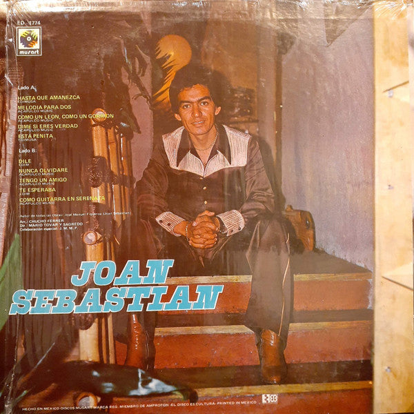 Joan Sebastian - Hasta Que Amanezca - VG+ LP Record 1979 Musart USA Vinyl - Latin / Pop / Ranchera - Shuga Records