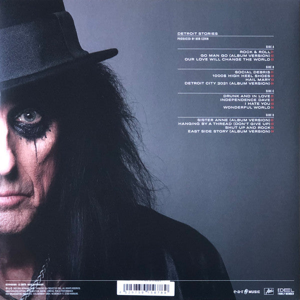 Alice Cooper - Detroit Stories - New 2 LP Record 2021 Ear Music Red Vinyl - Hard Rock / Glam - Shuga Records