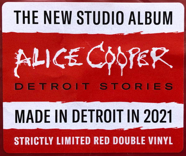 Alice Cooper - Detroit Stories - New 2 LP Record 2021 Ear Music Red Vinyl - Hard Rock / Glam - Shuga Records